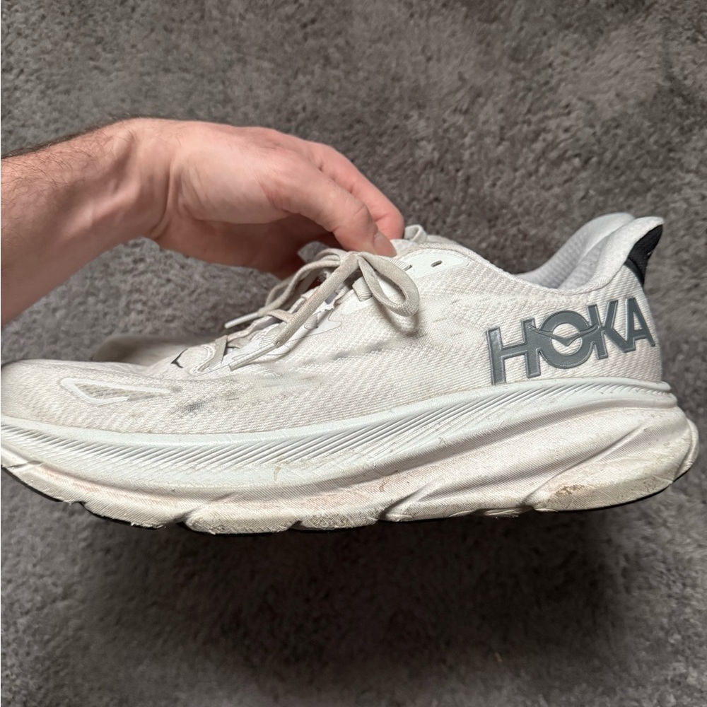 Hoka White Athletic Sneakers - Picture 3 of 6